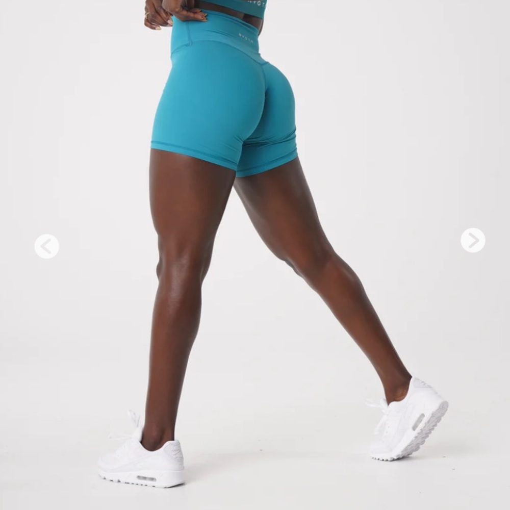 NVGTN Teal Signature 2.0 Shorts